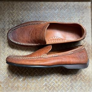 New FRYE Men’s Brown Leather Drivers
